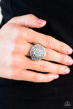 Paparazzi "Seasonal Spinster - Silver" ring Paparazzi Jewelry