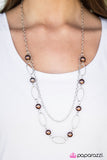 Paparazzi "Season Finale - Brown" necklace Paparazzi Jewelry