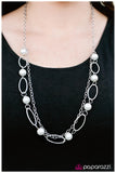 Paparazzi "Season Finale - White" necklace Paparazzi Jewelry