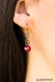 Paparazzi "Season Premiere" Red Necklace & Earring Set Paparazzi Jewelry