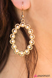 Paparazzi "SEA You In My Dreams - Gold" earring Paparazzi Jewelry