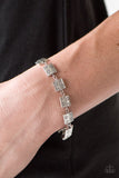 Paparazzi "Secret GARDENIA - Silver" bracelet Paparazzi Jewelry