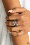 Paparazzi "Securing My Finances" White Ring Paparazzi Jewelry