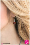 Paparazzi "See How High You Can Fly" Brown Necklace & Earring Set Paparazzi Jewelry
