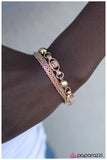 Paparazzi "Seeing Eye to Eye - Gold" bracelet Paparazzi Jewelry