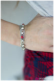 Paparazzi "Seeing Eye to Eye - Red" bracelet Paparazzi Jewelry