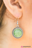 Paparazzi "See You MOON - Green" earring Paparazzi Jewelry