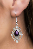 Paparazzi "Seize The Moment" Purple Earrings Paparazzi Jewelry