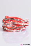 Paparazzi "Send In The Sparkle!" Orange Wrap Bracelet Paparazzi Jewelry