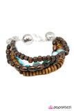 Paparazzi "Sequoia-Blue" bracelet Paparazzi Jewelry