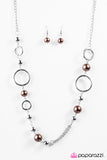 Paparazzi "Serendipitous - Brown" necklace Paparazzi Jewelry