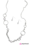Paparazzi "Serendipitous - White" necklace Paparazzi Jewelry