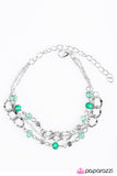 Paparazzi "Serene Horizons" Green Bracelet Paparazzi Jewelry