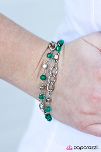 Paparazzi "Serene Horizons" Green Bracelet Paparazzi Jewelry