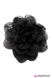 Paparazzi "Setting the Tone - Black" hair clip Paparazzi Jewelry