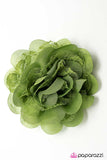 Paparazzi "Setting the Tone - Green" hair clip Paparazzi Jewelry
