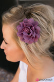 Paparazzi "Setting The Tone - Purple" hair clip Paparazzi Jewelry