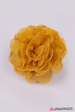 Paparazzi "Setting the Tone - Yellow" hair clip Paparazzi Jewelry