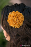 Paparazzi "Setting the Tone - Yellow" hair clip Paparazzi Jewelry