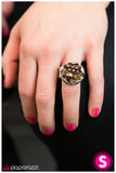 Paparazzi "Settle In - Brown" ring Paparazzi Jewelry
