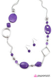 Paparazzi "Shadow Dancer - Purple" necklace Paparazzi Jewelry