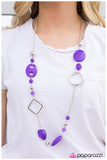 Paparazzi "Shadow Dancer - Purple" necklace Paparazzi Jewelry