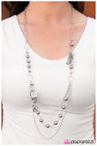 Paparazzi "Shake It Off - Silver" necklace Paparazzi Jewelry