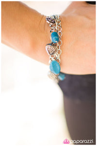 Paparazzi "Shake, Rattle, and Roll" Blue Bracelet Paparazzi Jewelry