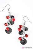 Paparazzi "Shake, Shake, Shake - Red" earring Paparazzi Jewelry