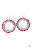 Paparazzi "Shake That Tambourine - Pink" earring Paparazzi Jewelry