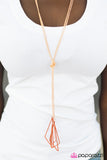 Paparazzi "Shape of Things to Come - Orange" necklace Paparazzi Jewelry