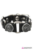 Paparazzi "Shape Shifter" Black Bracelet Paparazzi Jewelry