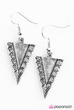 Paparazzi "Sharpen Up - Silver" earring Paparazzi Jewelry
