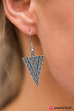 Paparazzi "Sharpen Up - Silver" earring Paparazzi Jewelry