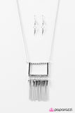 Paparazzi "Sharp Sophistication - Silver" necklace Paparazzi Jewelry