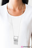 Paparazzi "Sharp Sophistication - Silver" necklace Paparazzi Jewelry