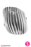 Paparazzi "She Beats to Her Own Drum - Silver" Ring Paparazzi Jewelry