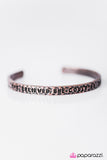 Paparazzi "She Believed She Could - Copper" bracelet Paparazzi Jewelry