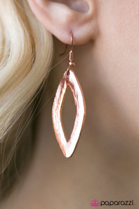 Paparazzi "SHEEN Girls - Copper" Earrings Paparazzi Jewelry