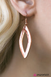 Paparazzi "SHEEN Girls - Copper" Earrings Paparazzi Jewelry