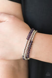 Paparazzi "SHEEN One, SHEEN Them All - Purple" bracelet Paparazzi Jewelry