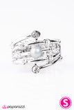 Paparazzi "Sheet Music - Silver" ring Paparazzi Jewelry