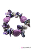 Paparazzi "Shelling It Out" Purple Bracelet Paparazzi Jewelry