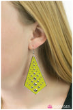 Paparazzi "She-Ra" Green Earrings Paparazzi Jewelry