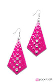 Paparazzi "She-Ra" Pink Earrings Paparazzi Jewelry