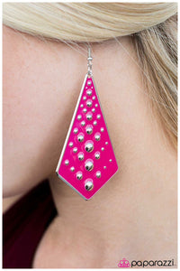 Paparazzi "She-Ra" Pink Earrings Paparazzi Jewelry