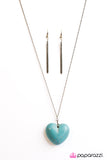 Paparazzi "Shes A Heartbreaker" Brass Necklace & Earring Set Paparazzi Jewelry