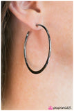 Paparazzi "Shes A Man-Eater - Black" earring Paparazzi Jewelry