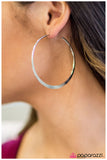 Paparazzi "Shes A Man-Eater - Silver" earring Paparazzi Jewelry