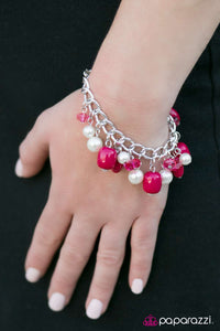 Paparazzi "She Walks In BEVY" Pink Bracelet Paparazzi Jewelry